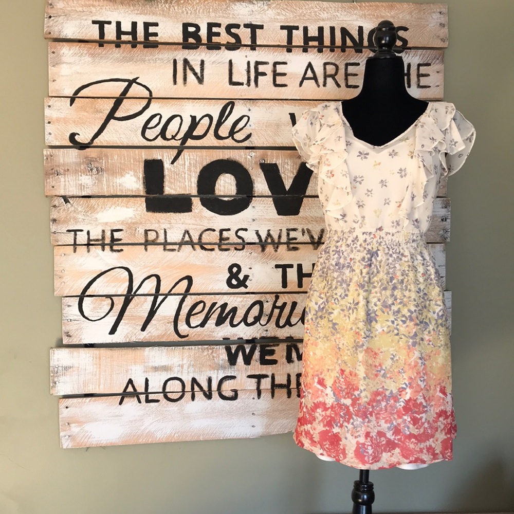 Lauren Conrad sheer dress